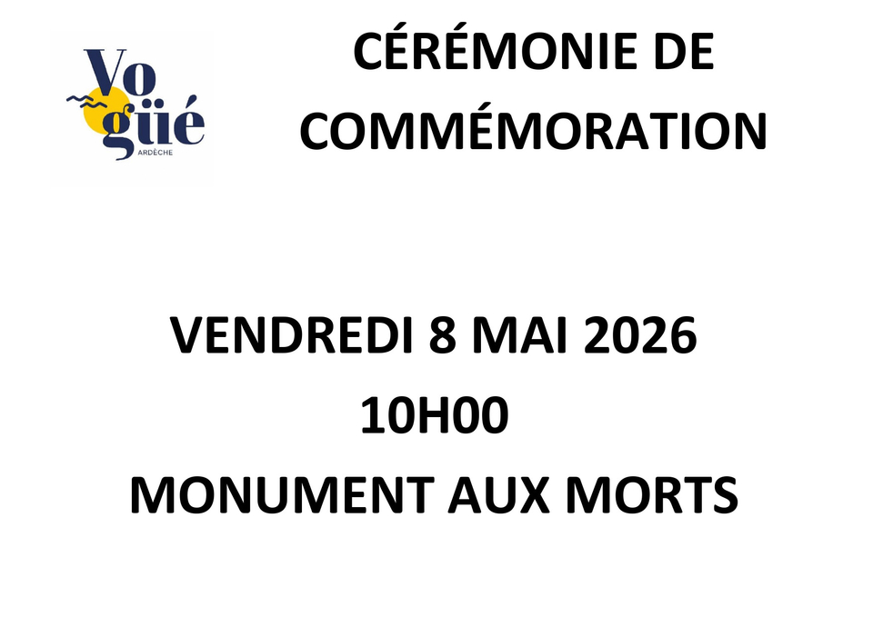 Cérémonie du 8 mai 2026