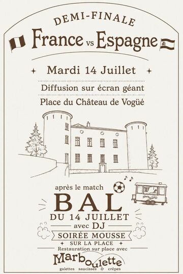 14 juillet à Vogüé