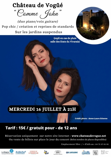 Concert au Château "Comme John"