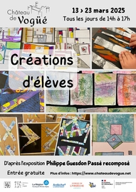 Affiche de Créations d'élèves 2025 (A3)