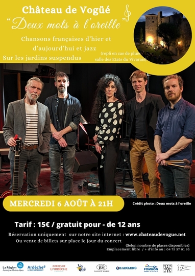 Concert au Château "Deux mots à l'oreille"
