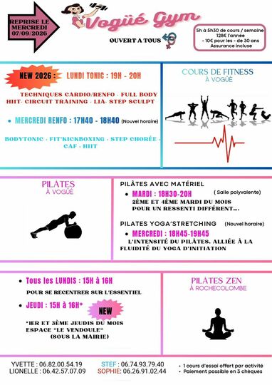Rentrée de la gym