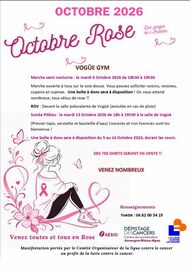 Affiche Gym - Oct Rose 2026