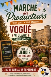 Affiche Marché des producteurs 2026