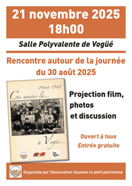 Affiche rétrospective journée du 30.08.2025