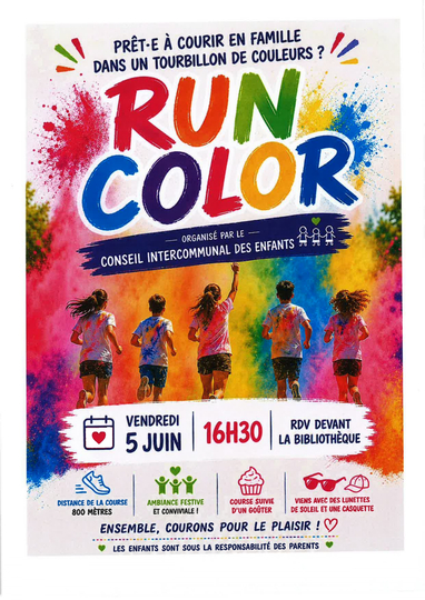 RUN COLOR du Conseil Intercommunal des Enfants