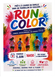 Affiche RUN COLOR 05.06.2026