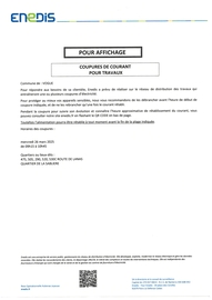 COUPURE COURANT 26.03