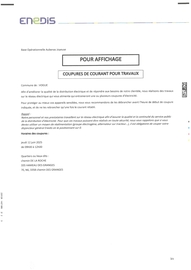 COUPURE ENEDIS 12.06