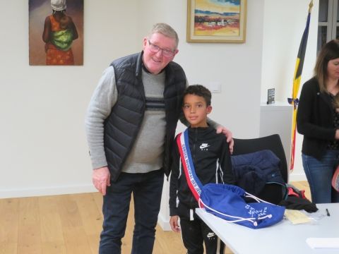 Le Maire du CIE et le Maire de Vogüé